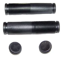 Comprar Par De Puños De Bicicleta En Goma Muy Cómodos 13 Cm - Negros