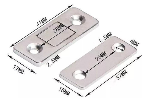 Imanes Resistentes Para Cajones O Puertas De Acero X4