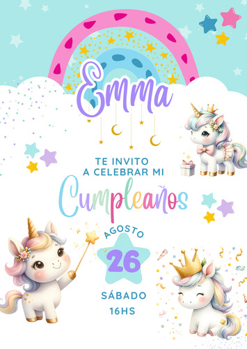 Kit Imagenes Png Clipart Cumpleaños De Unicornio Fiestas