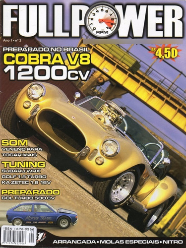 Fullpower Nº2 Cobra V8 Gol Turbo Golf Subaru Wrx Ka Zetec (Usado)
