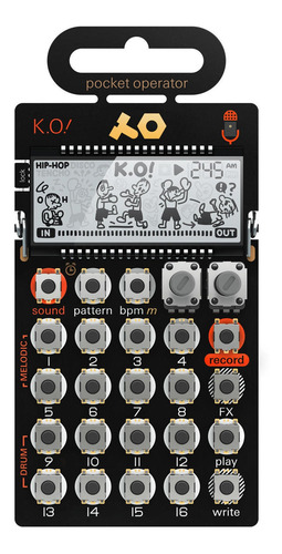 Imagen 1 de 2 de Sintetizador Te Pocket Operator Po-33 K.o