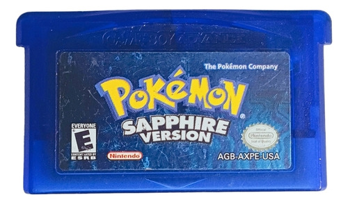 Pokemon Sapphire Game Boy Advance Solo Cartucho 