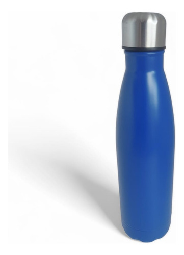 Garrafa Térmica Aço Inox Água Gelada Café Chá Colorida 500ml Cor Azul Thifany
