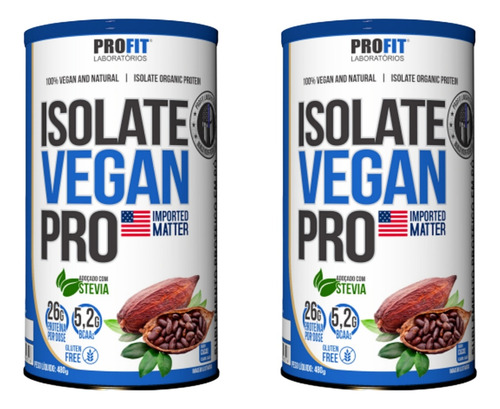 Proteína Isolada Vegana X2 (rinde 32 Días Total) Profit