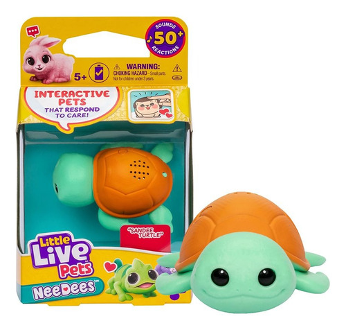 Moose Little Live Pets Necesita A Sandee Turtle