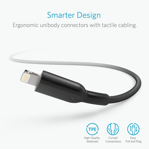 Cabo Lightining Anker Powerline 2 3mt Apple iPad iPhone 8 X