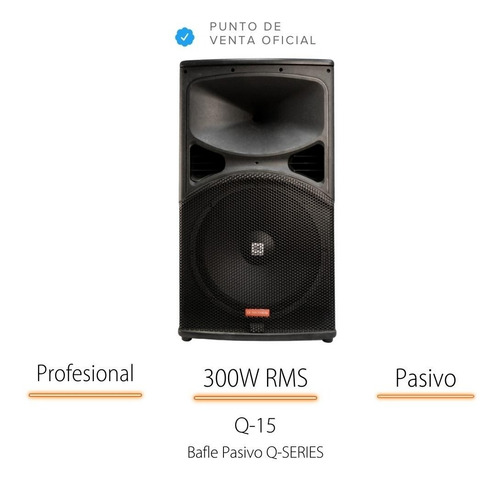 Imagen 2 de 10 de Bafle Q-series Q-15 Pasivo 300w 15 + Driver 1 Jbl Pro