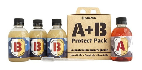 Protect Pack A+b 1l Urganic Fungicida Insecticida Germicida