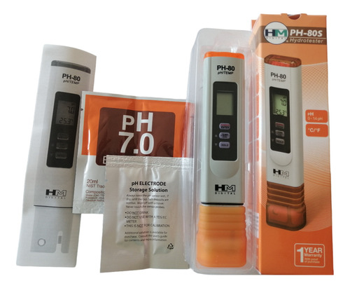 Ph Metro Digital Resistente Al Agua Liquidos Calibración Hm