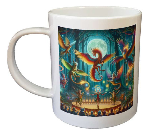 Taza Plastico Circo Mitico Bosque Encantado Fabula