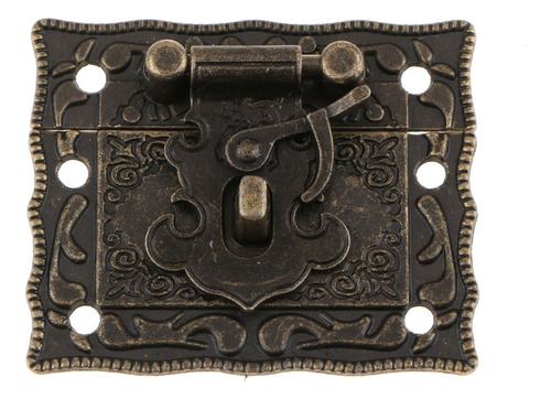 Cerradura De Cierre De Latón Decorativo Con Relieve Del