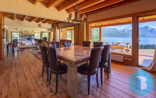 Casa Con Costa De Lago, Jacuzzi Y Muelle En Bariloche (lago Mascardi). 331.