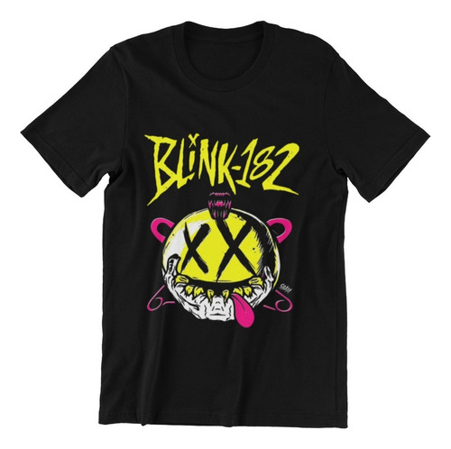 Polera Unisex Blink 182 Lollapalooza Lengua Punk Estampado