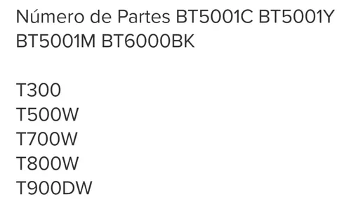4 Tintas Genericas Para Brother T500w Dcp-t700w Mfc-t800w