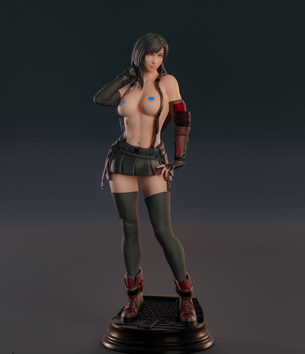 Tifa Lockheart Final Fantasy - Resina 12k - Tinta Importada.