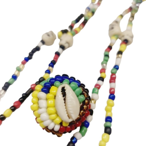 Siete Potencias Africanas 3 Collares Con 4 Cráneos 3 Macutos
