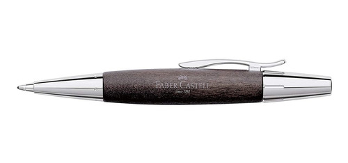 Faber Castell 148383 - E-motion Twist Cromo/madera Negro B..