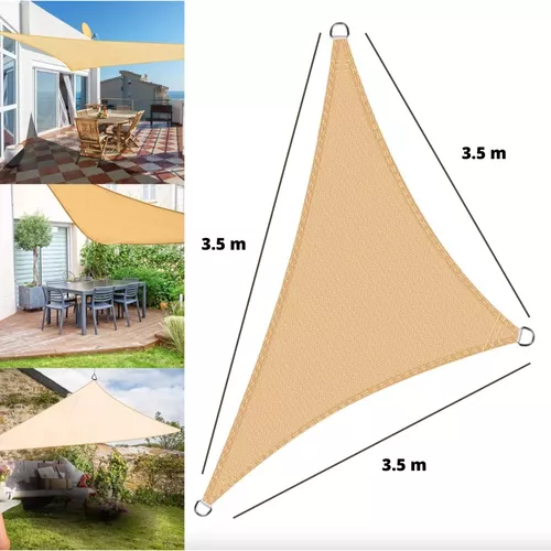 Toldo Vela Rectangular Lonas Telas Para Toldos Vela Sombra - $ 13.990