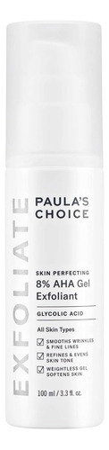 Gel Exfoliante Perfeccionador De Piel Paula's Choice, 8% Aha