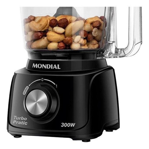 Mini Processador Mondial Turbo Pratic Mp-16-b Preto 220v