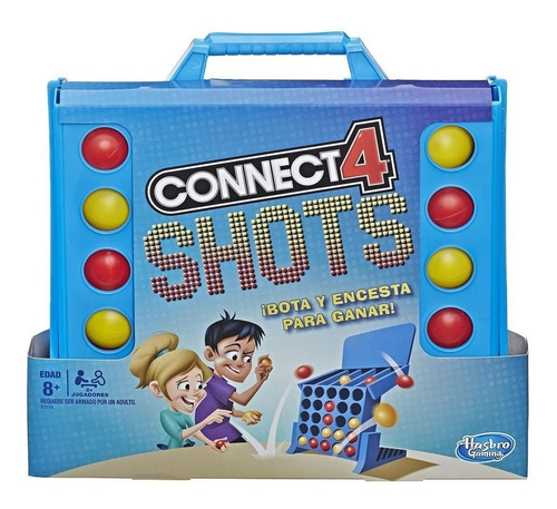 Juego De Mesa Familiar Conecta 4 Shots Hasbro Original E3578