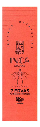 Kit C/ 2 Incenso 7 Ervas Com 4 Varetas - Inca Aromas
