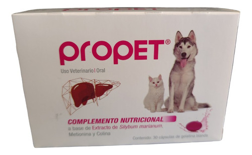 Protector Hepático Propet, Para Perros Y Gatos Cardo Mariano