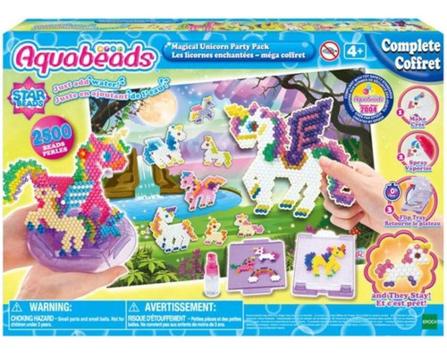 Aquabeads Paquete De Fiesta De Unicornio Mágico, Kit