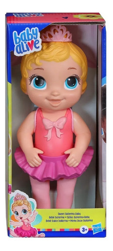 Imagen 3 de 7 de Muñeca Baby Alive Bebé Dulce Bailarina Rosada Babycute