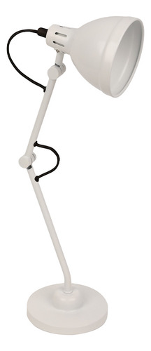 Luminária De Mesa Led Cyber 25w Branco Fosco E27 Deluxe 100v - 240v - Dependerá Do Modelo De Lâmpada Utilizada