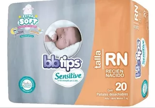 Pañales Bbtips Sensitive Recién Nacido Unisex 20pz +obsequio