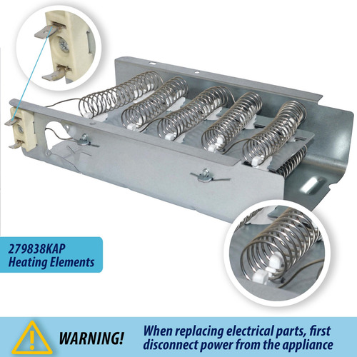 279838 Appli Parts Kit Resistencia Secadora 279838kap Kit