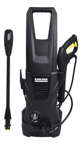 Lavadora de alta pressão Kärcher K2 Black preta de 1200W com 1600psi de pressão máxima 127V