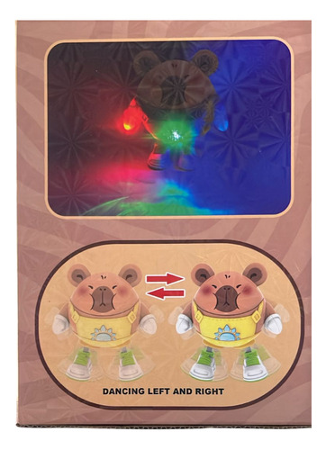 Capybara Juguete Dancing 5d Luz Sonido