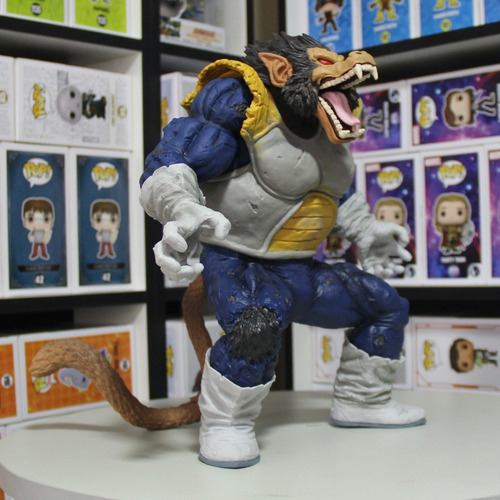 Vegeta Oosaru Dragon Ball Macaco Kit Duas Action Figure