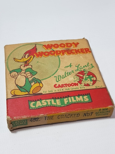 Imagen 2 de 8 de Antigua Película 8 Mm Super 8 Usa Woody Woodpecker Mag 56148