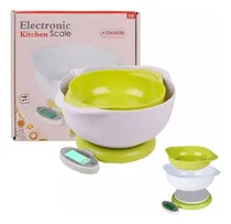 Comprar Balanza Cocina Con 2 Recipientes Digital Plegable Hasta 5kg 