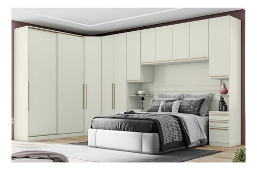 Quarto Modulado Completo Casal 6 Peças 11 Portas 9 Wt