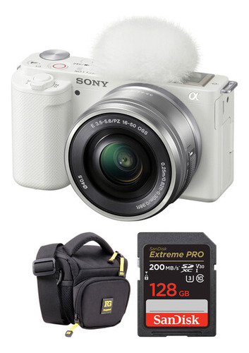 Cámara Sony Zv-e10 Mirrorless Con Lente 16-50mm Y Kit Acces