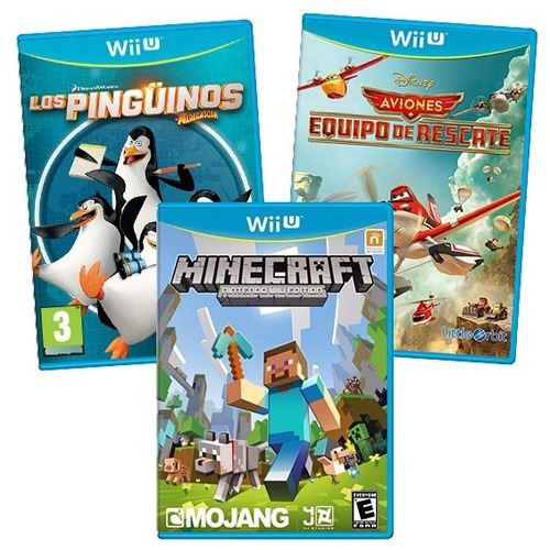 3 Juegos Completos De Wii U A Elección Con Envío Gratis!