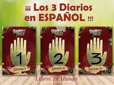 Los 3 Diarios 1, 2 Y 3 De Gravity Falls - Disney | MercadoLibre Los 3 Diarios 1, 2 Y 3 De Gravity Falls - Disney | MercadoLibre