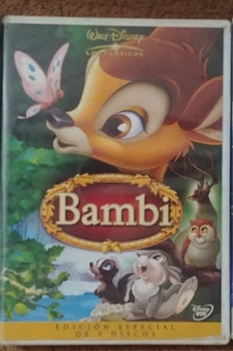 Bambi, Pelicula De Disney (edicion De 2 Dvds) Original (Usado)