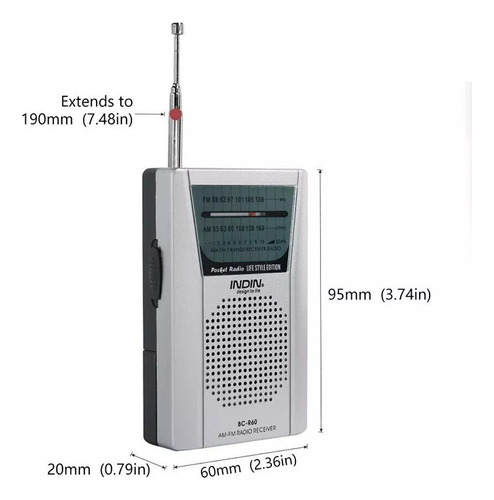 Rádio Paranormal Fm Spirit Box Tune Bc-r60 Am