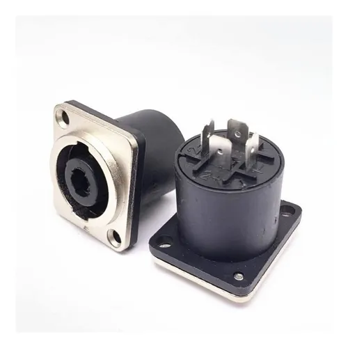 Conector Hembra Panel Jack Twist Lock 4 Pines Neutrik Nl4mp