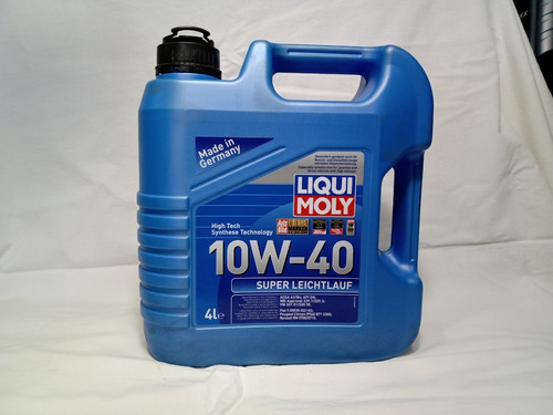 Aceite Liqui Moly 10w40 Supeleichtlauf 4 Litros Sintético