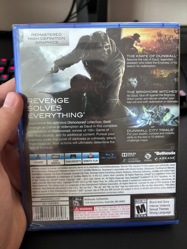 Dishonored Definitive Edition Ps4 Nuevo (Usado)