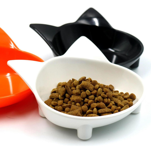 2 Uds Tazón De Comida En Forma De Orejas De Gato