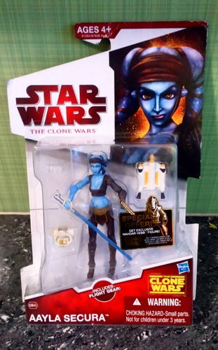 Star Wars The Clone Wars Cw 40 Aayla Secura Hasbro 2009