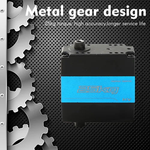 Servo Digital Servo De Engranaje Metálico De 360° De Alto Pa