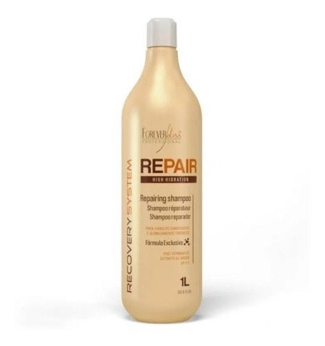 Shampoo Reparador Force Repair - Forever Liss - 1l - Obeleza